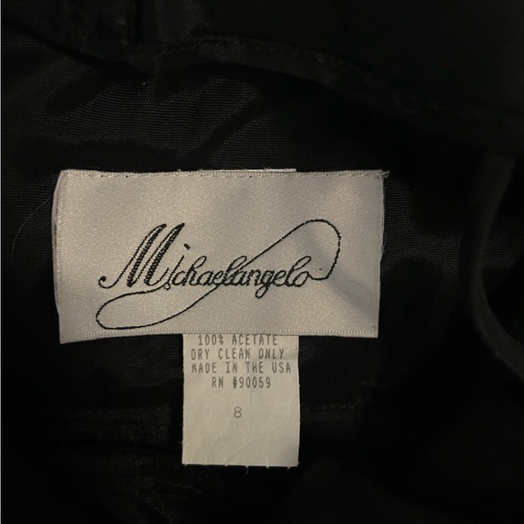 Black cowl neck floor length dress - Picture 5 of 5